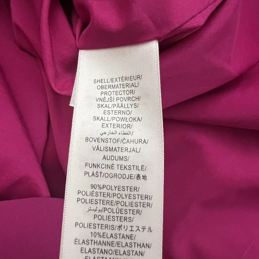 AIDAN MATTOX NWT Barbiecore Pink Midi Sheath One Shoulder Dress Sz 8 Cocktail - Picture 7 of 7